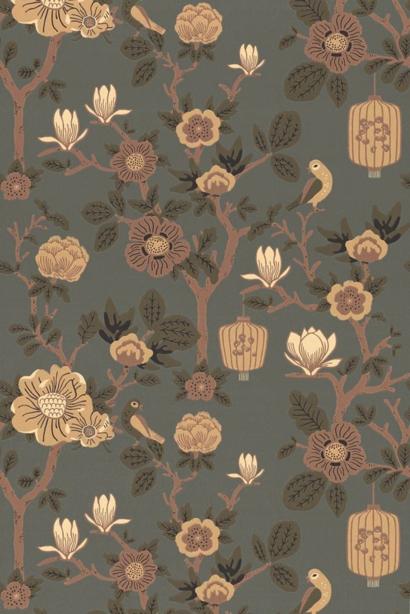 Afbeeldingen van Tokyo Tea Moonlight pine green blue - 160-03 Afbeeldingen van Tokyo Tea Moonlight pine green blue - 160-03